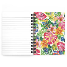 Load image into Gallery viewer, TROPICAL FLORAL - Spiral Bound Journal