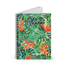 Load image into Gallery viewer, OHANA - Spiral Notebook - Ruled Line
