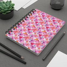 Load image into Gallery viewer, PINK FLORAL - Spiral Bound Journal
