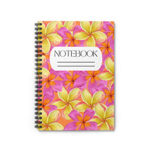 Load image into Gallery viewer, PLUMERIA - Spiral Notebook - Ruled Line

