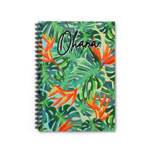 Load image into Gallery viewer, OHANA - Spiral Notebook - Ruled Line
